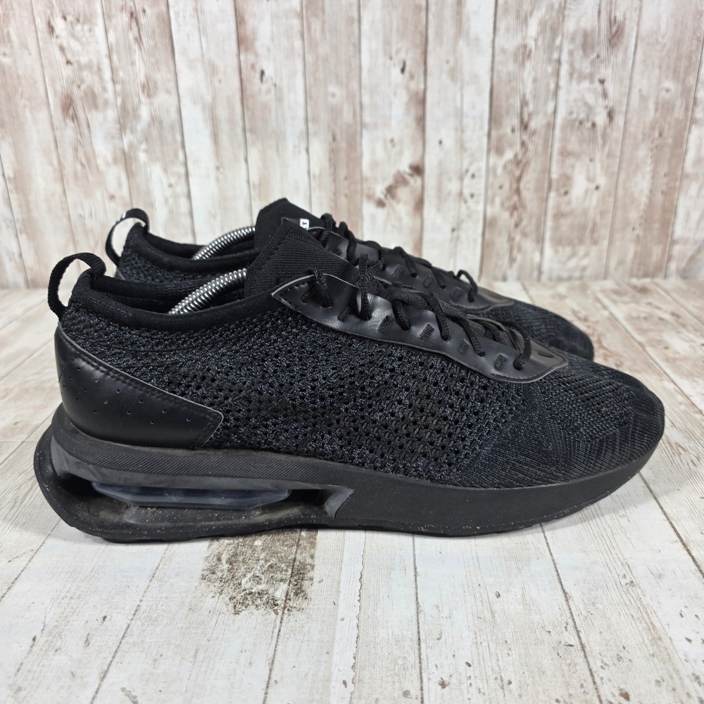 Nike Air Max Flyknit Racer Mens Black Anthracite Running FD2764-001 Size 11